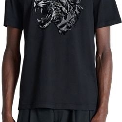 Camiseta Antony Morato Regular Fit Black MMKS02692 FA100240 9000 - Imagen 2