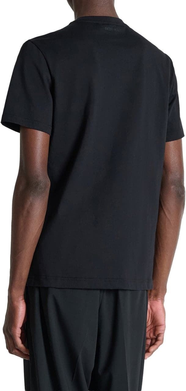 Camiseta Antony Morato Regular Fit Black MMKS02692 FA100240 9000 - Imagen 3
