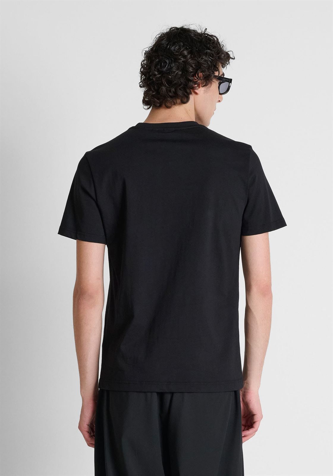 Camiseta Antony Morato Regular Fit Black MMKS02696 FA100240 9000 - Imagen 3