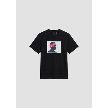 Camiseta Antony Morato Regular Fit Black MMKS02714 FA100240 9000 - Imagen 1