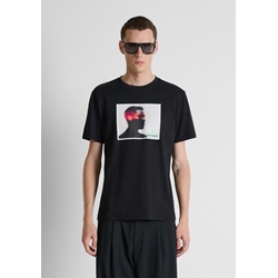 Camiseta Antony Morato Regular Fit Black MMKS02714 FA100240 9000 - Imagen 2