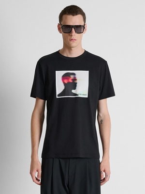 Camiseta Antony Morato Regular Fit Black MMKS02714 FA100240 9000 - Imagen 2