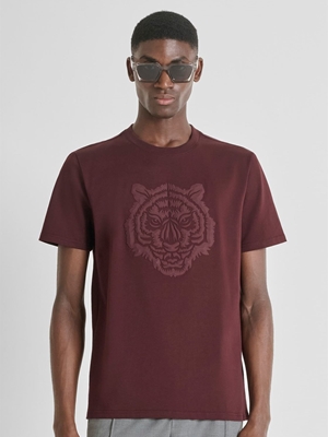 Camiseta Antony Morato Regular Fit Cereza Oscura MMKS02552 FA100258 5105 - Imagen 1