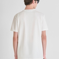 Camiseta Antony Morato Regular Fit Crema MMKS02557 FA100240 1011 - Imagen 2