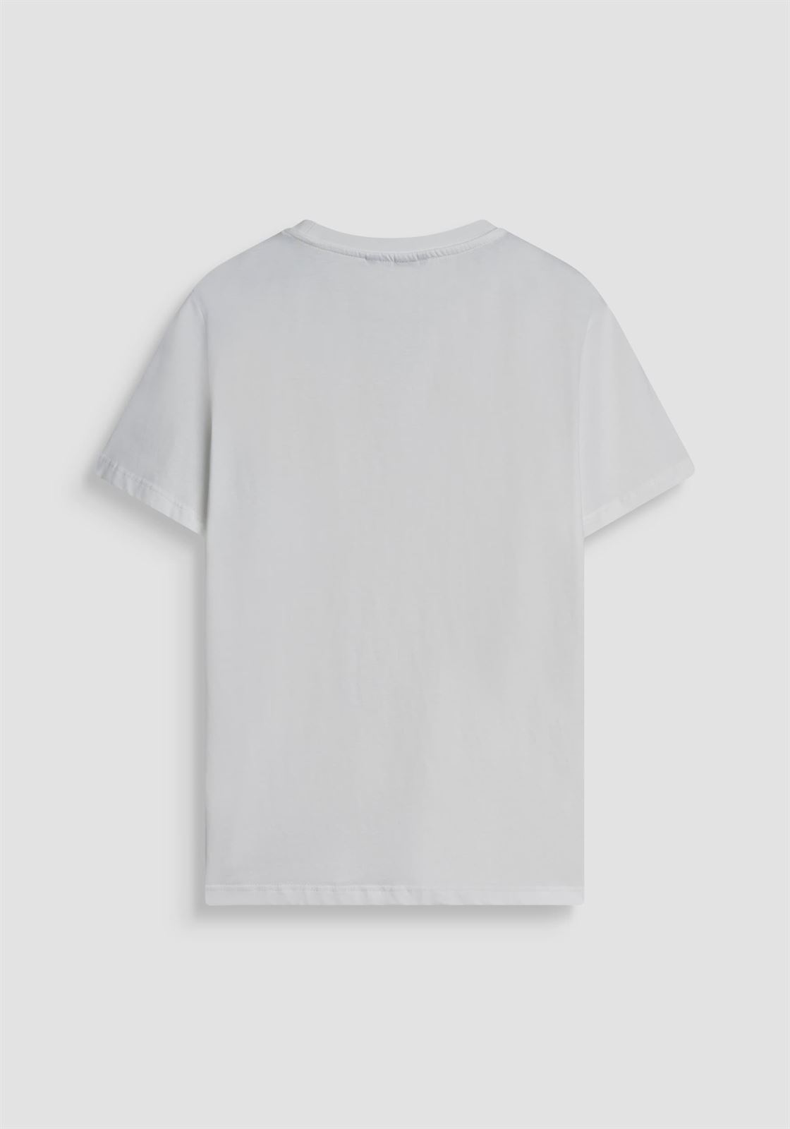 Camiseta Antony Morato Regular Fit Crema MMKS02557 FA100240 1011 - Imagen 5