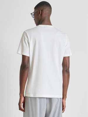Camiseta Antony Morato Regular Fit Crema MMKS02619 FA100144 1011 - Imagen 2