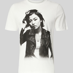 Camiseta Antony Morato Regular Fit Crema MMKS02698 FA100240 1011 - Imagen 1