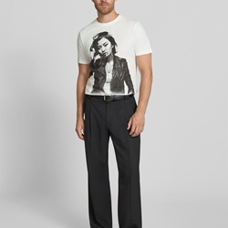 Camiseta Antony Morato Regular Fit Crema MMKS02698 FA100240 1011 - Imagen 2