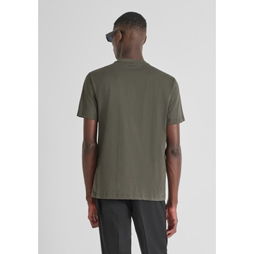 Camiseta Antony Morato Regular fit Dark Army MMKS02561 FA100240 4089 - Imagen 2
