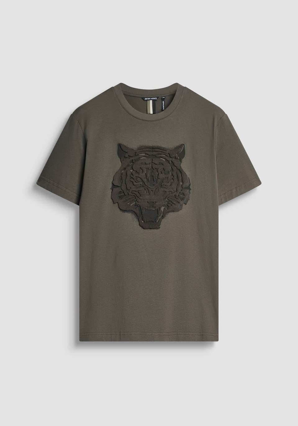 Camiseta Antony Morato Regular fit Dark Army MMKS02561 FA100240 4089 - Imagen 4