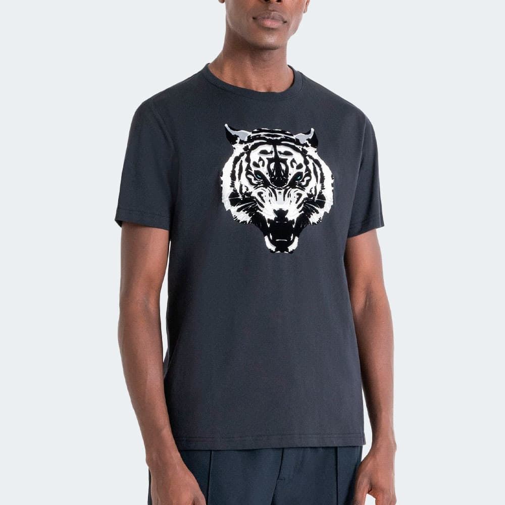 Camiseta Antony Morato Regular Fit MMKS02442 FA100240 7073 (Azul) - Imagen 1
