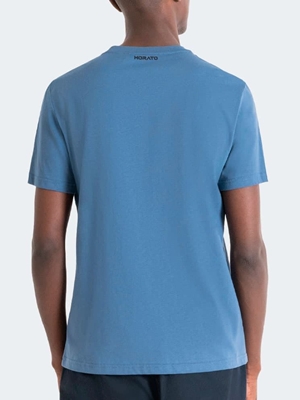 Camiseta Antony Morato Regular Fit MMKS02442 FA100240 7129 (Color Avio) - Imagen 2