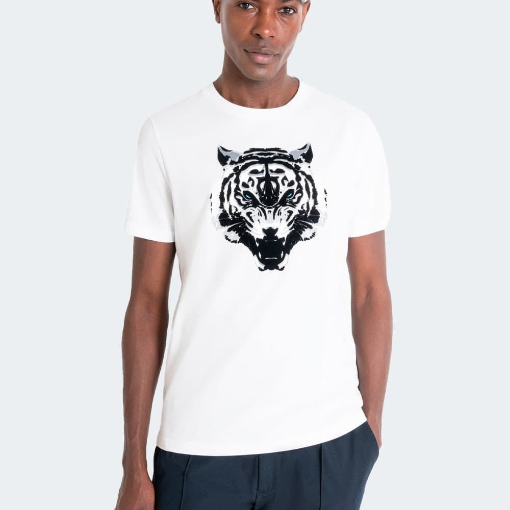 Camiseta Antony Morato Regular Fit MMKS02442 FA100240 7129 (Crema) - Imagen 1