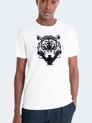 Camiseta Antony Morato Regular Fit MMKS02442 FA100240 7129 (Crema) - Imagen 1