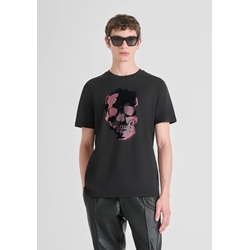 Camiseta Antony Morato Regular Fit Negro MMKS02554 FA100240 9000 - Imagen 1