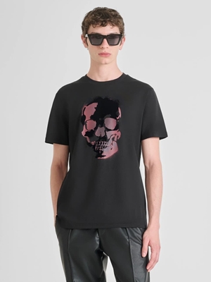 Camiseta Antony Morato Regular Fit Negro MMKS02554 FA100240 9000 - Imagen 1