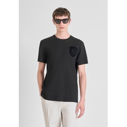 Camiseta Antony Morato Regular Fit Negro MMKS02557 FA100240 9000 - Imagen 1