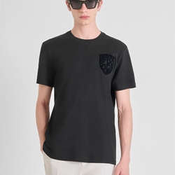 Camiseta Antony Morato Regular Fit Negro MMKS02557 FA100240 9000 - Imagen 1