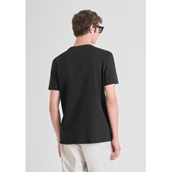 Camiseta Antony Morato Regular Fit Negro MMKS02557 FA100240 9000 - Imagen 2