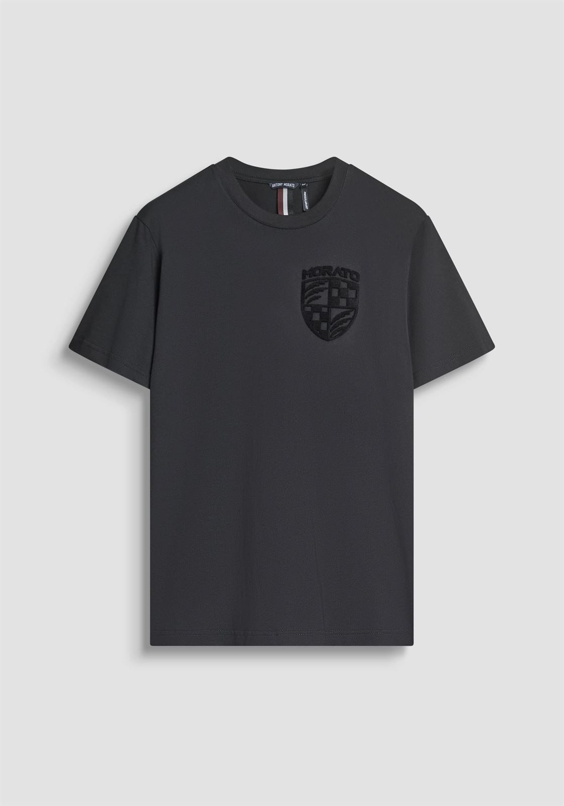 Camiseta Antony Morato Regular Fit Negro MMKS02557 FA100240 9000 - Imagen 4