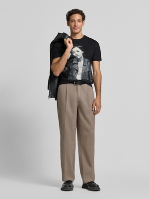 Camiseta Antony Morato Regular Fit Negro MMKS0298 FA100240 9000 - Imagen 1