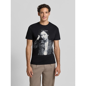 Camiseta Antony Morato Regular Fit Negro MMKS0298 FA100240 9000 - Imagen 2