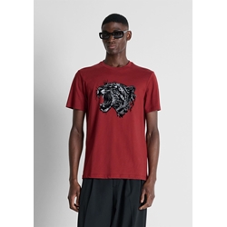 Camiseta Antony Morato Regular Fit Vino Tinto MMKS02692 FA100240 5109 - Imagen 1