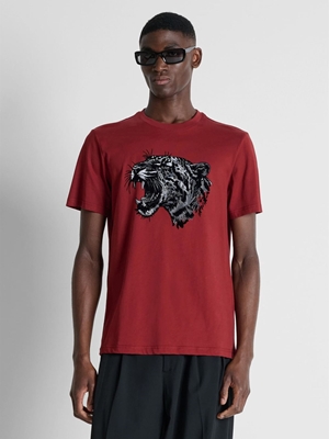 Camiseta Antony Morato Regular Fit Vino Tinto MMKS02692 FA100240 5109 - Imagen 1