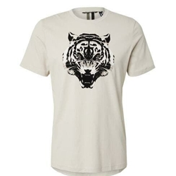 Camiseta Antony Morato Regular Fit Yeso MMKS02582 FA100240 1018 - Imagen 1