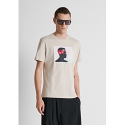 Camiseta Antony Morato Regular Fit Yeso MMKS02714 FA100240 1018 - Imagen 1