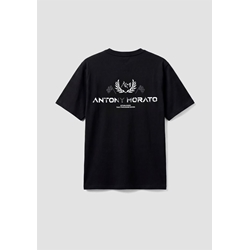 Camiseta Antony Morato Relaxed Fit Black MMKS02614 FA100240 9000 - Imagen 1