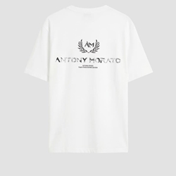 Camiseta Antony Morato Relaxed Fit Crema MMKS02614 FA100240 1011 - Imagen 1