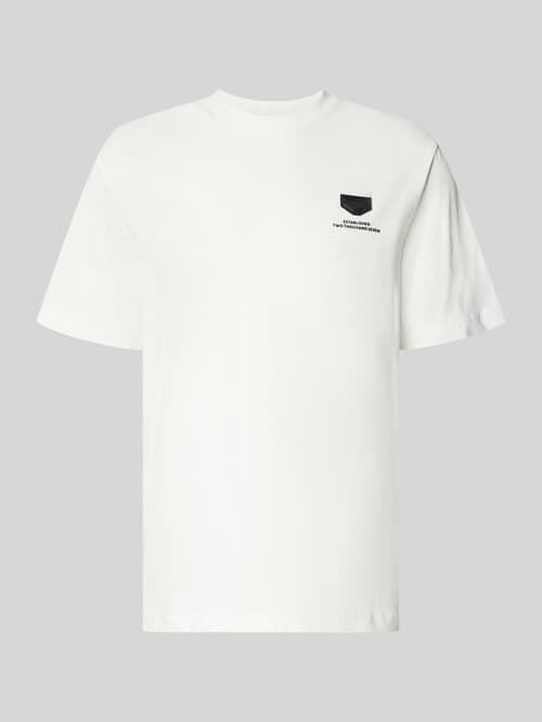 Camiseta Antony Morato Relaxed Fit Crema MMKS02690 FA100258 1011 - Imagen 2