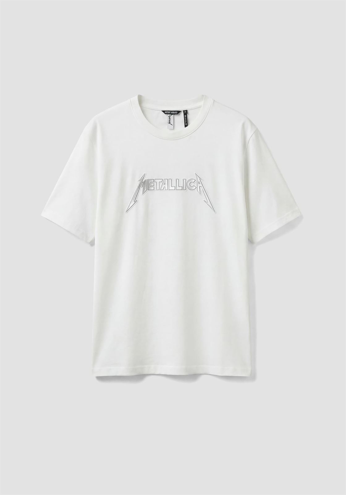 Camiseta Antony Morato Relaxed Fit Metallica MMKS02620 FA100240 1011 - Imagen 1