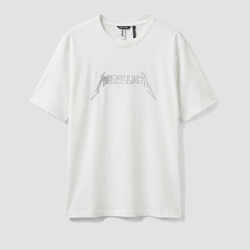Camiseta Antony Morato Relaxed Fit Metallica MMKS02620 FA100240 1011 - Imagen 1