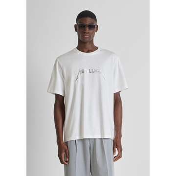 Camiseta Antony Morato Relaxed Fit Metallica MMKS02620 FA100240 1011 - Imagen 2