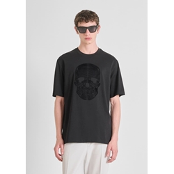 Camiseta Antony Morato Relaxed Fit Negro MMKS02544 FA100239 9000 - Imagen 1
