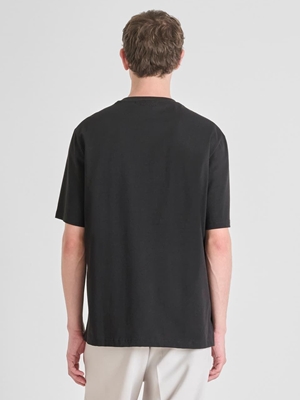 Camiseta Antony Morato Relaxed Fit Negro MMKS02544 FA100239 9000 - Imagen 2