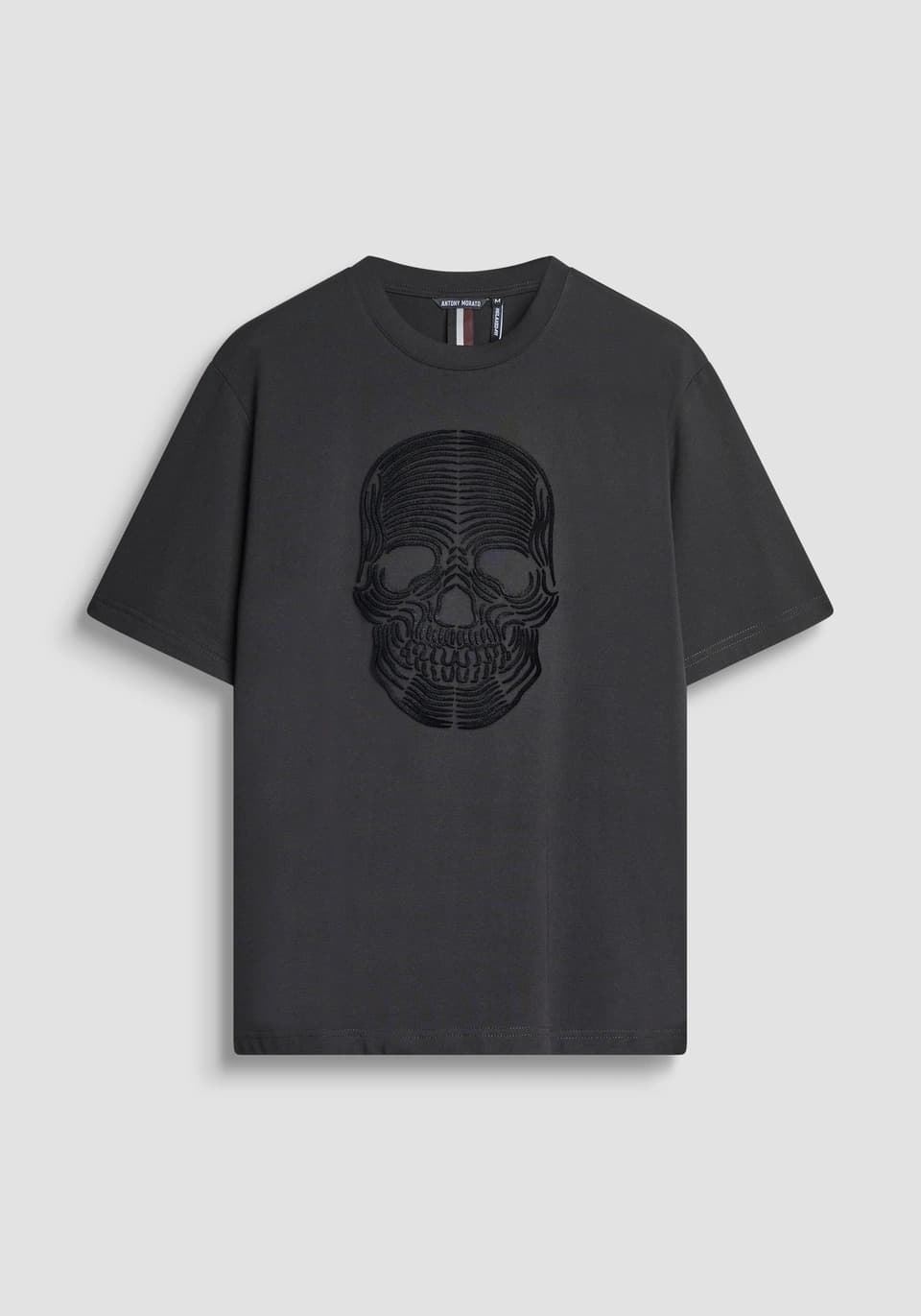 Camiseta Antony Morato Relaxed Fit Negro MMKS02544 FA100239 9000 - Imagen 4