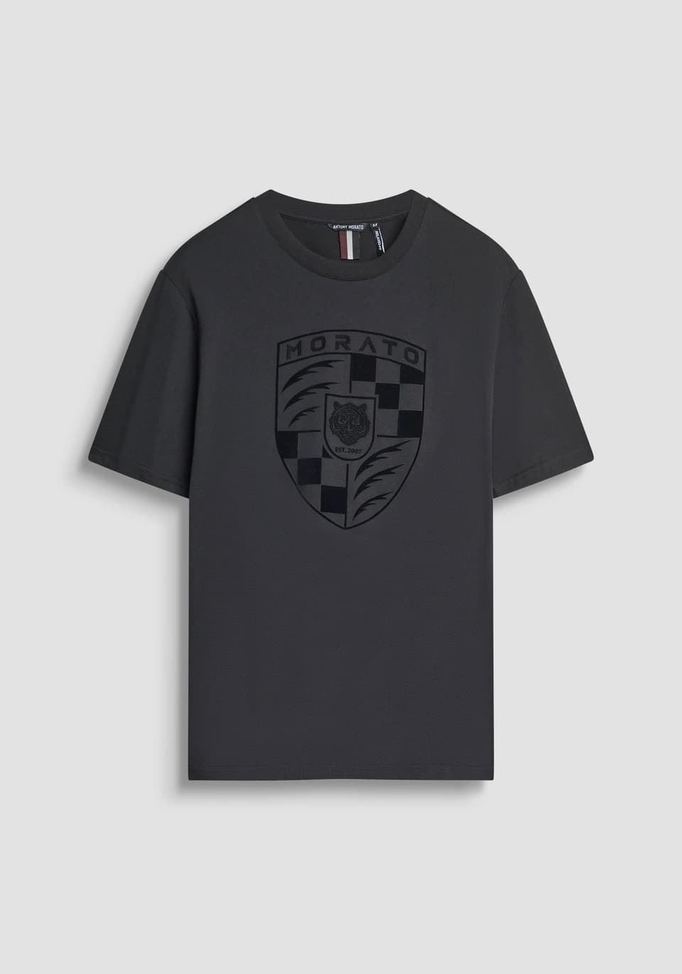 Camiseta Antony Morato Relaxed in Jersey Negro MMKS02555 FA100240 9000 - Imagen 1