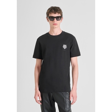 Camiseta Antony Morato Slim Fit Negro MMKS02548 FA100258 9000 - Imagen 1