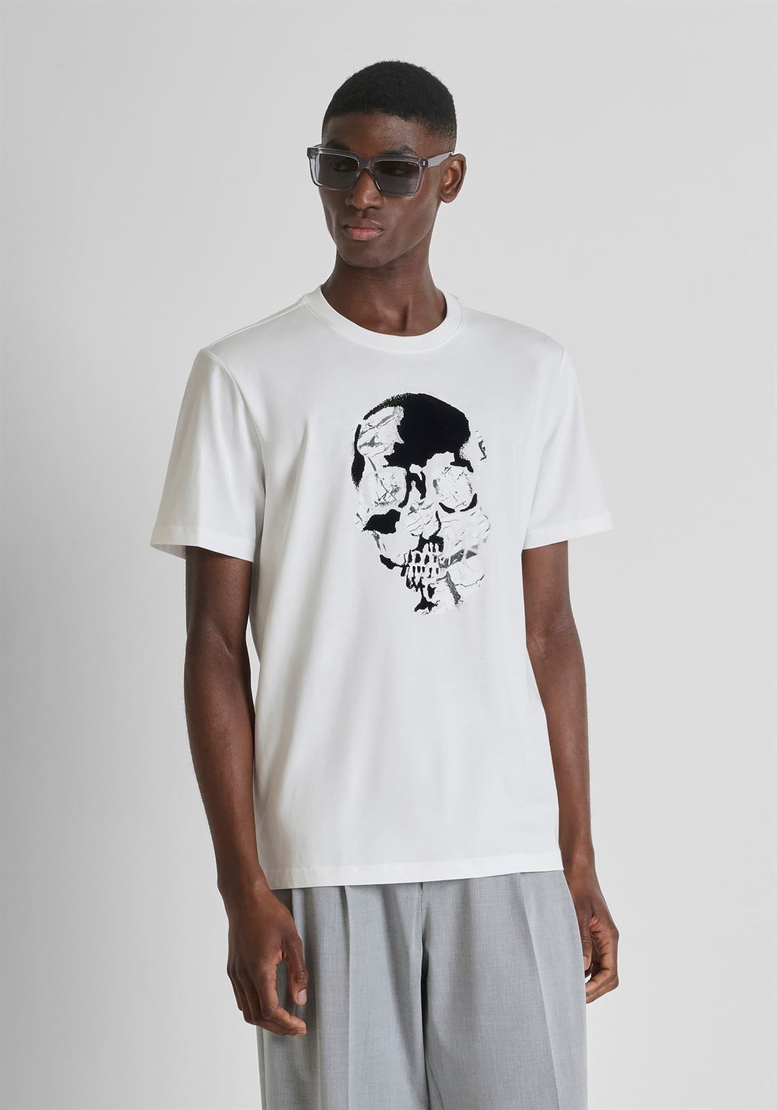 Camiseta Antony Morato White MMKS02615 FA100240 1011 - Imagen 2