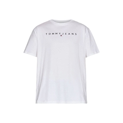 Camiseta Arena Tommy Hilfiger Tjm Reg Liner Logo Tee Ext Oat Marl Htr - Imagen 1