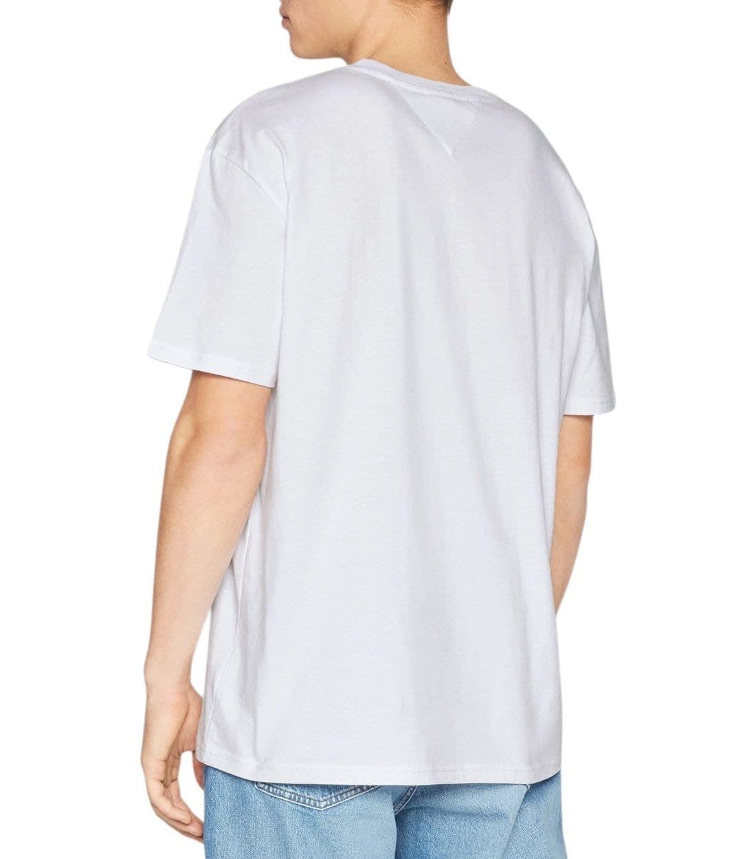 Camiseta Arena Tommy Hilfiger Tjm Reg Liner Logo Tee Ext Oat Marl Htr - Imagen 3