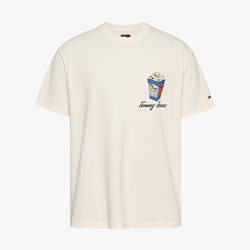 Camiseta Beige Tommy Jeans Tjm Rlx Novelty 2 GMD - Imagen 1