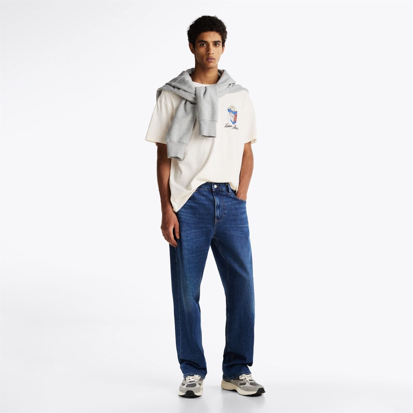 Camiseta Beige Tommy Jeans Tjm Rlx Novelty 2 GMD - Imagen 5
