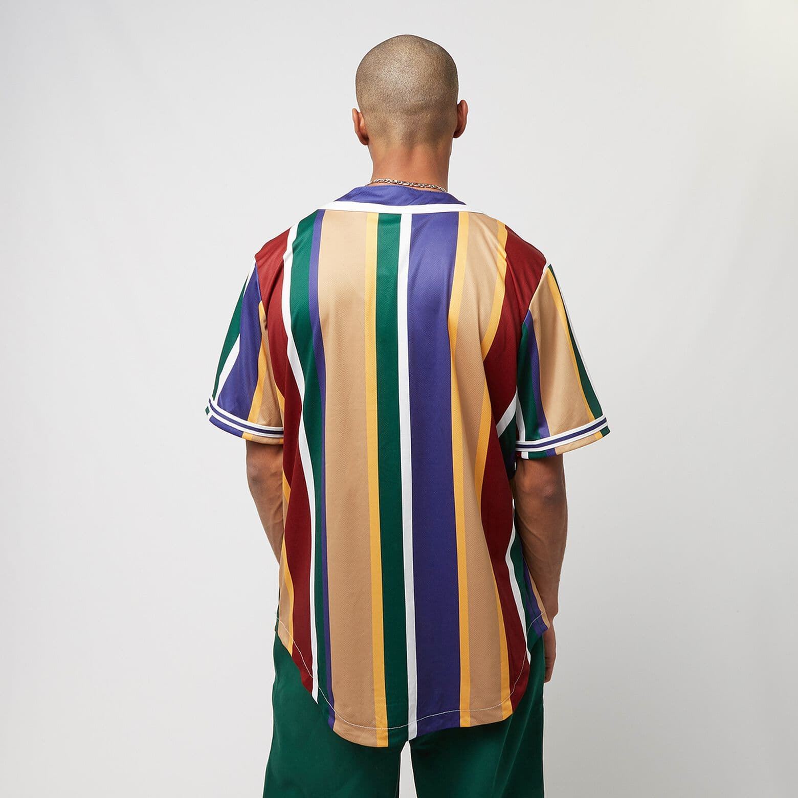 Camiseta béisbol KARL KANI kk script stripe baseball shirt multicolor - Imagen 2