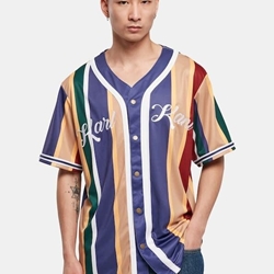 Camiseta béisbol KARL KANI kk script stripe baseball shirt multicolor - Imagen 1