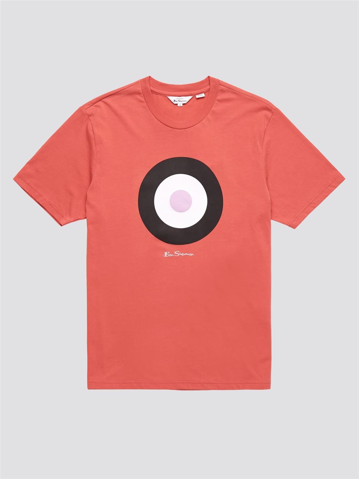 Camiseta Ben Sherman 0065093 561 Target tee raspaberry - Imagen 3