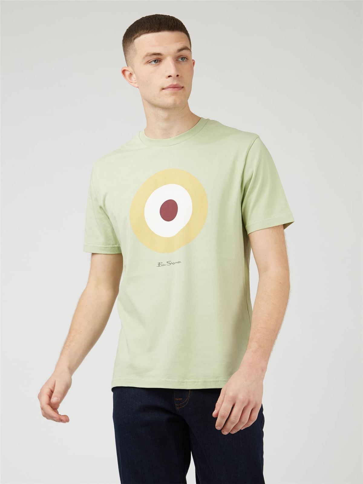 Camiseta Ben Sherman 0065093 610 Target tee pistacho - Imagen 1